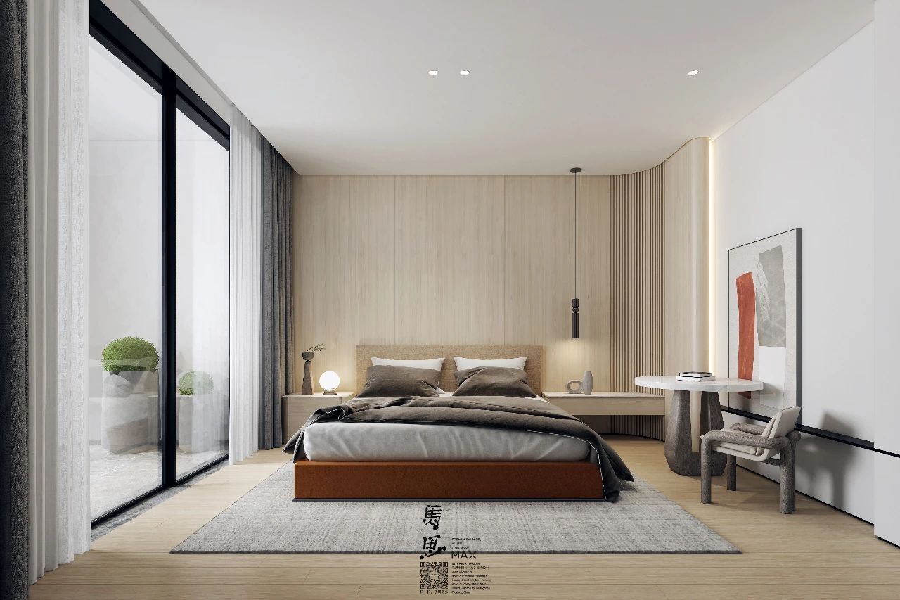 馬思廣州裝修設計 | 簡約風格大平層，褪去浮華，成全內心所想