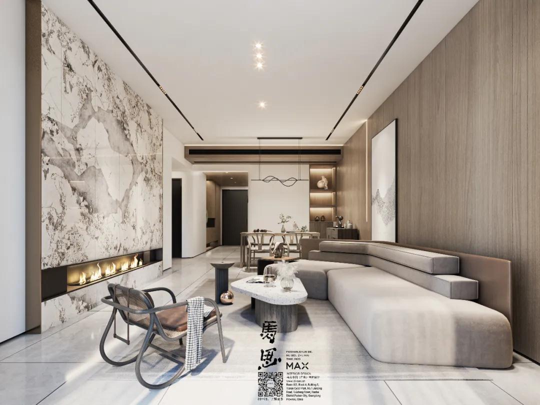 廣州裝修設(shè)計馬思| 唯有原木與白，才是簡單生活的本意